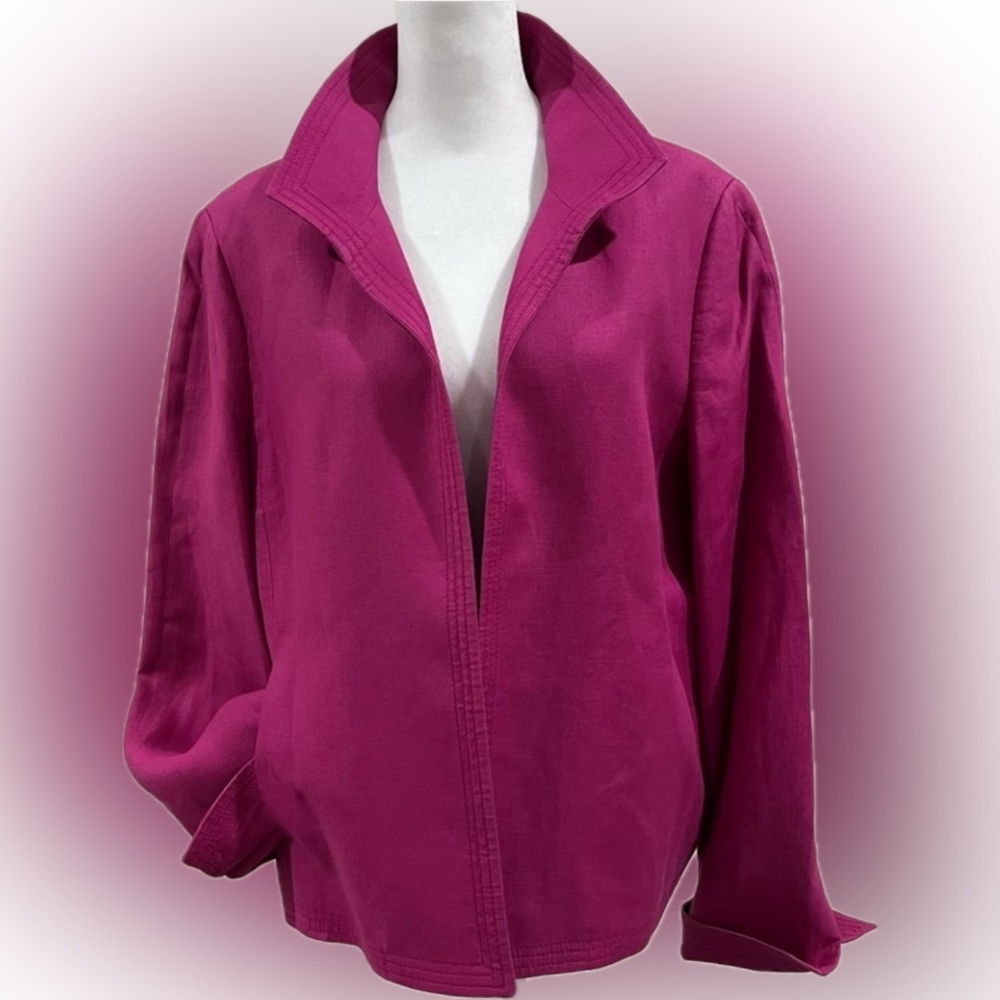 Talbots Linen Jacket - Picture 2 of 4